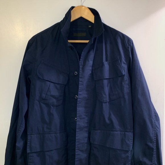 mens navy utility jacket